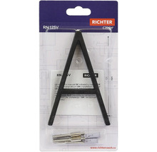 Písmeno A na označenie čísla domu vrátane upevňovacieho materiálu