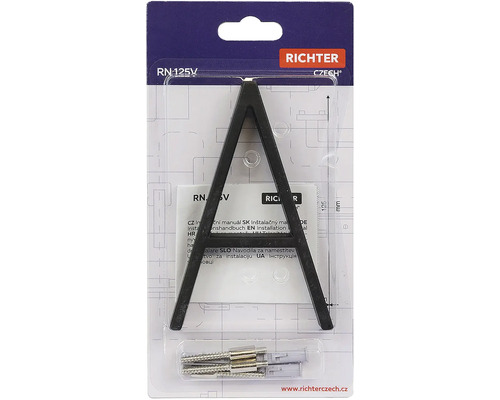 Písmeno A na označenie čísla domu vrátane upevňovacieho materiálu