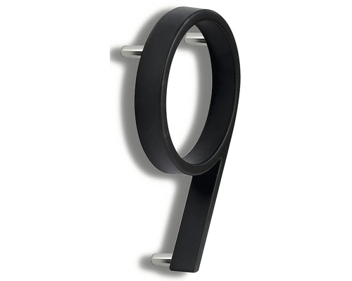 Číslo domu 9 z kovu