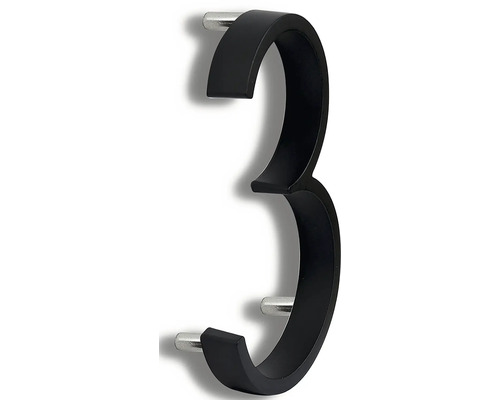 Číslo domu 3 na montáž na stenu