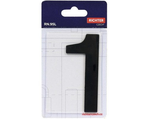 Číslo domu jeden z plastu v balení