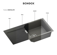 Drez Schock z materiálu Cristalite v rôznych farbách