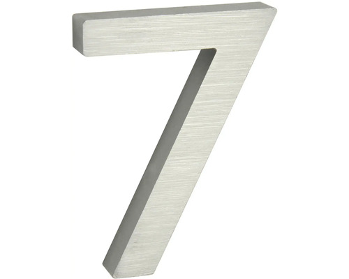 Číslo domu 7 z kovu
