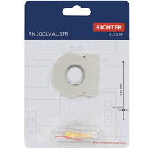 Richter Číslo domu nula z hliníka, výška 100 milimetrov