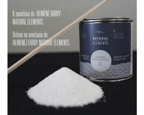 Natural Elements dóza so štrukturálnou prísadou s miešacou tyčinkou a práškom