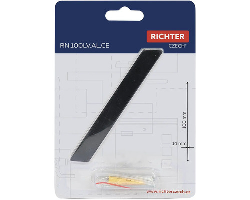 Richter Czech Menovka na poštovú schránku, 100 x 14 milimetrov