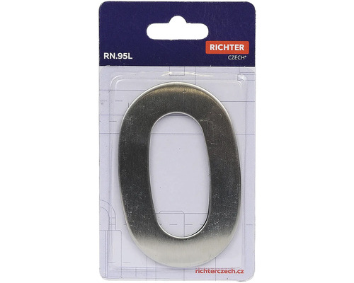 Číslo domu 0 z kovu od Richter Czech