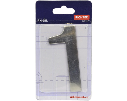 Richter číslo 1 z kovu na identifikáciu