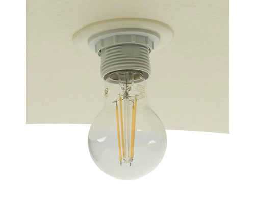 Žiarovka s objímkou na stropnom svietidle