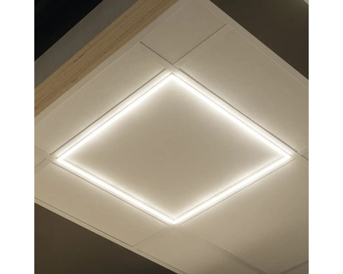 Štvorcové stropné svietidlo s integrovaným LED osvetlením
