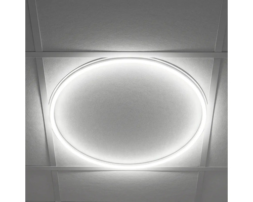 Stropné vstavané svietidlo s kruhovým zdrojom svetla