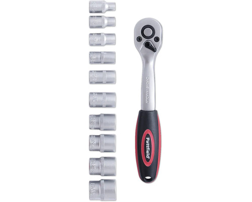 Prepínacia račňa s nástrčnými kľúčmi