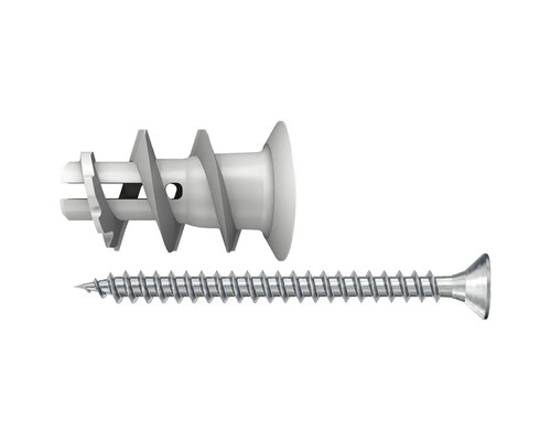 Plastová hmoždinka na priamu montáž so skrutkou