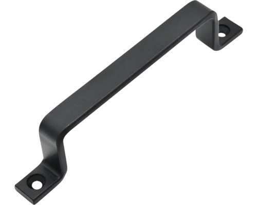 Čierna madlová rukoväť pre dvere a nábytok