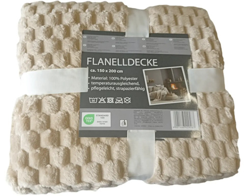 Flanelová deka, približne 150 krát 200 centimetrov