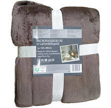 Mikrovláknová deka so vzhľadom jahňacej srsti, cca 150 x 200 cm, materiál: 100 percent polyester