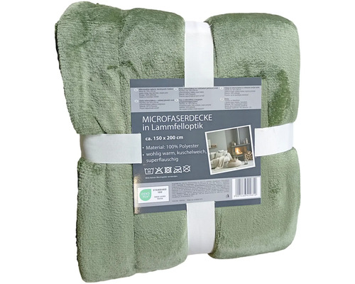 Deka z mikrovlákna so vzhľadom jahňacej srsti, rozmery cca 150 x 200 cm