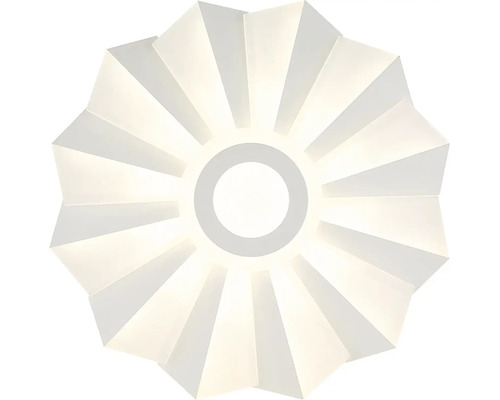 Biele LED stropné svietidlo v tvare hviezdy