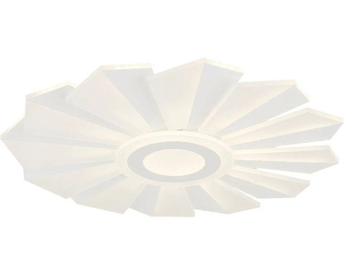 Biele LED stropné svietidlo s dekoratívnym dizajnom