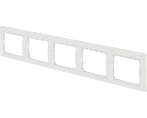 Päťnásobný rámik pre spínače a zásuvky
