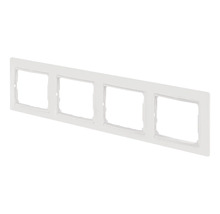 Štvornásobný rámček pre spínače a zásuvky
