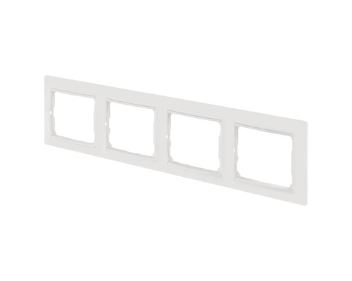 Štvornásobný rámček pre spínače a zásuvky