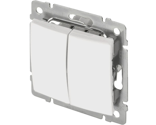 Legrand spínacia vložka s dvoma spínačmi