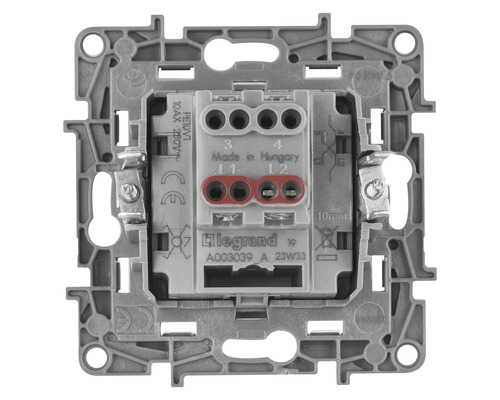 Detailný pohľad na spínaciu vložku Legrand