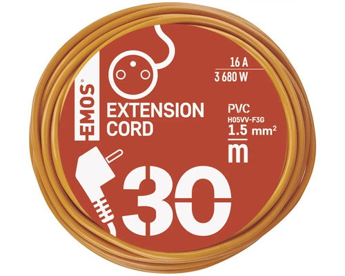 Predlžovací kábel, 30 metrov dlhý