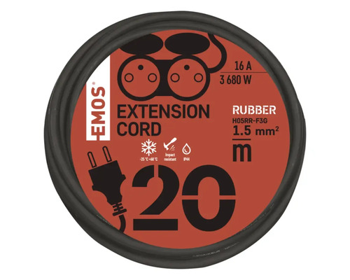 Predlžovací kábel, dĺžka 20 metrov