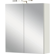 Zrkadlová skrinka s osvetlením a dvoma dvierkami