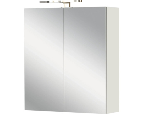 Zrkadlová skrinka s osvetlením a dvoma dvierkami