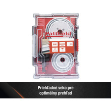 Sada dierových píl Pattfield v priehľadnom plastovom kufríku
