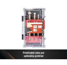 Sada náradia Pattfield v priehľadnom plastovom kufríku