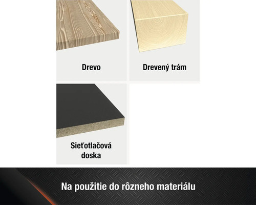 Zobrazenie rôznych drevených materiálov: drevo, drevené trámy a sieťotlačové dosky.