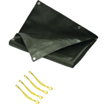 Krycia plachta s očkami a upevňovacími lanami