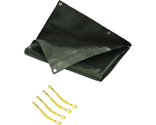 Krycia plachta s očkami a upevňovacími lanami