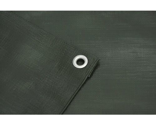 Detail krycej plachty s očkom