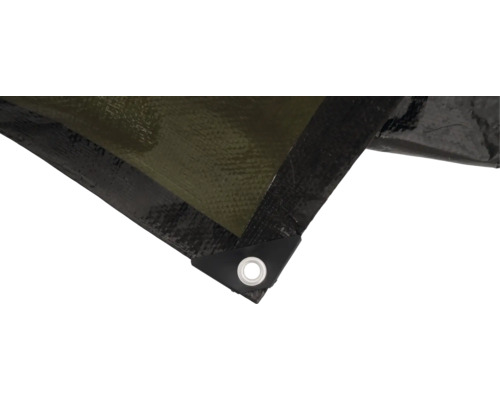 Detailný pohľad na plachtu s očkom