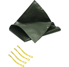 Krycia plachta s očkami a upevňovacími lanami