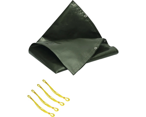 Krycia plachta s očkami a upevňovacími lanami