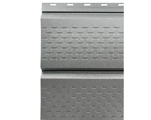 Detail kovového obkladu fasády