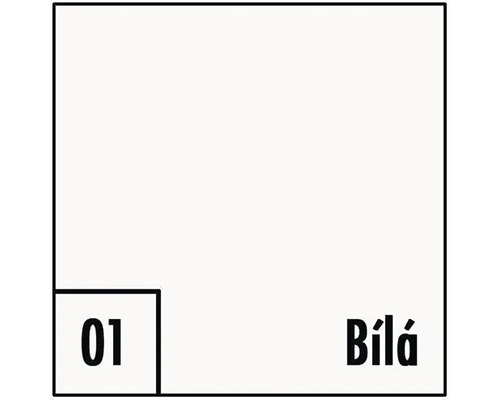 Farba biela číslo 01