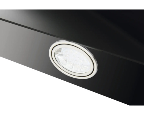 Detailný pohľad na osvetlenie digestora