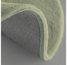 Okrúhly koberec s vlasom a textilnou zadnou stranou