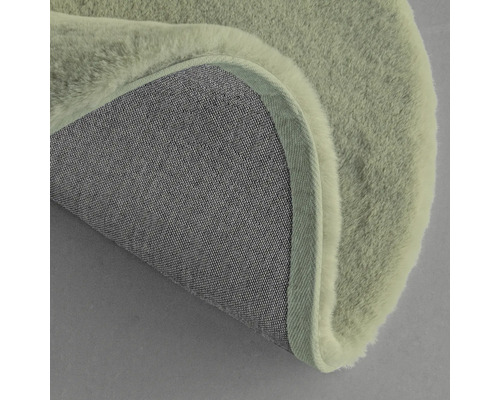 Okrúhly koberec s vlasom a textilnou zadnou stranou