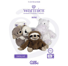 Mini plyšové hračky Warmies s vôňou levandule