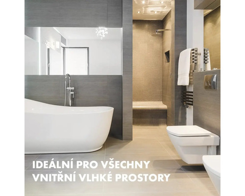 Moderná kúpeľňa s voľne stojacou vaňou, sprchou a toaletou
