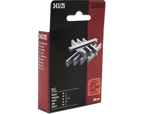 Sponky J.C. Schwarz typ 343/25, 900 kusov