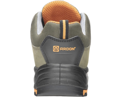 Pohľad zozadu na bezpečnostnú obuv Ardon